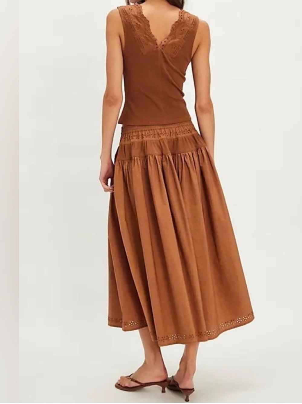 ▪️New! Free People Gesibelle Set in Macadamia Brown XL - Picture 2 of 14